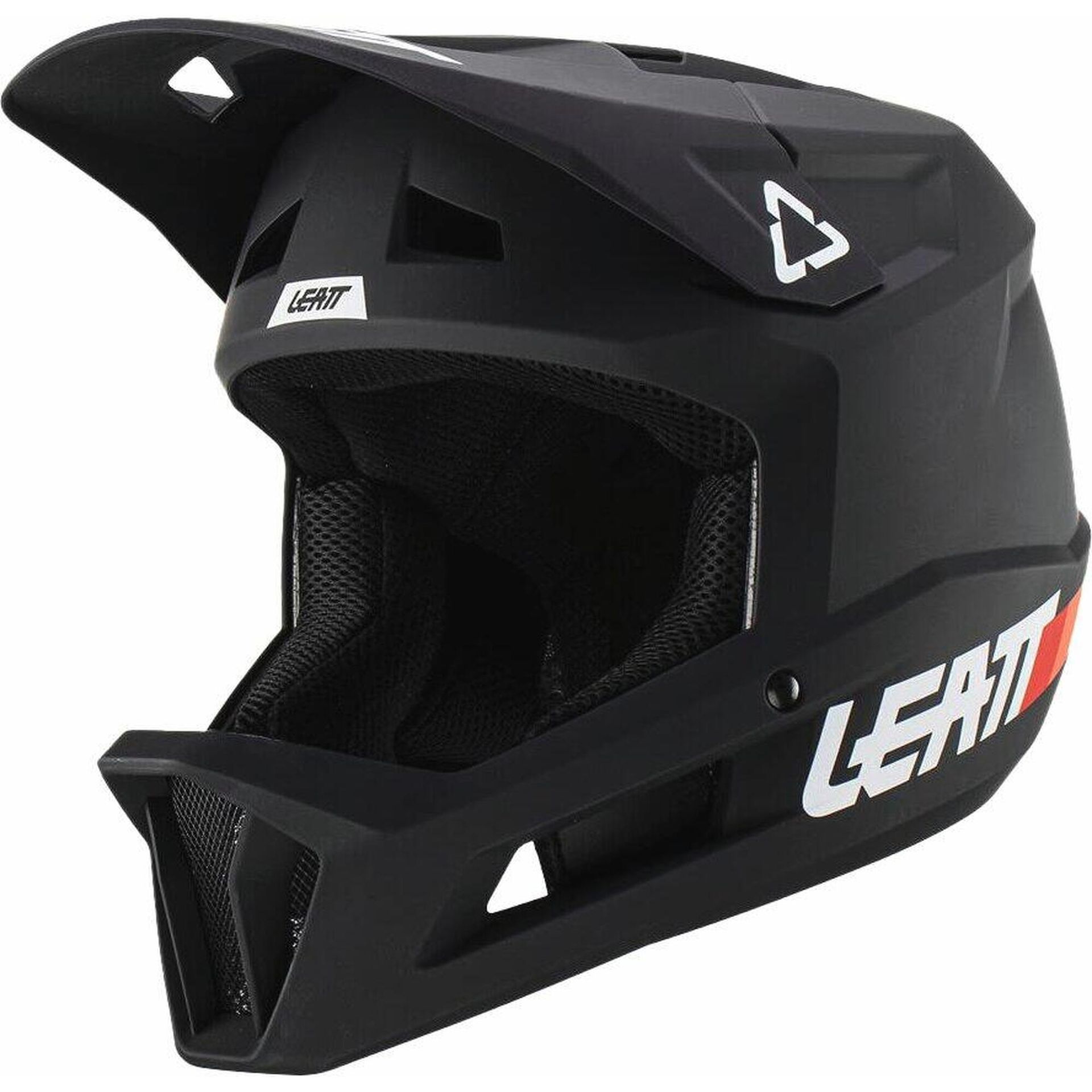 Leatt (nowość 2023) Kask Rowerowy Mtb Gravity 1.0 V23 Helmet Black Kolor Cz