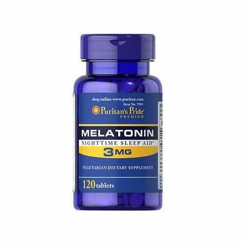 Puritan's Pride Melatonina 3 mg - 120 tabletek
