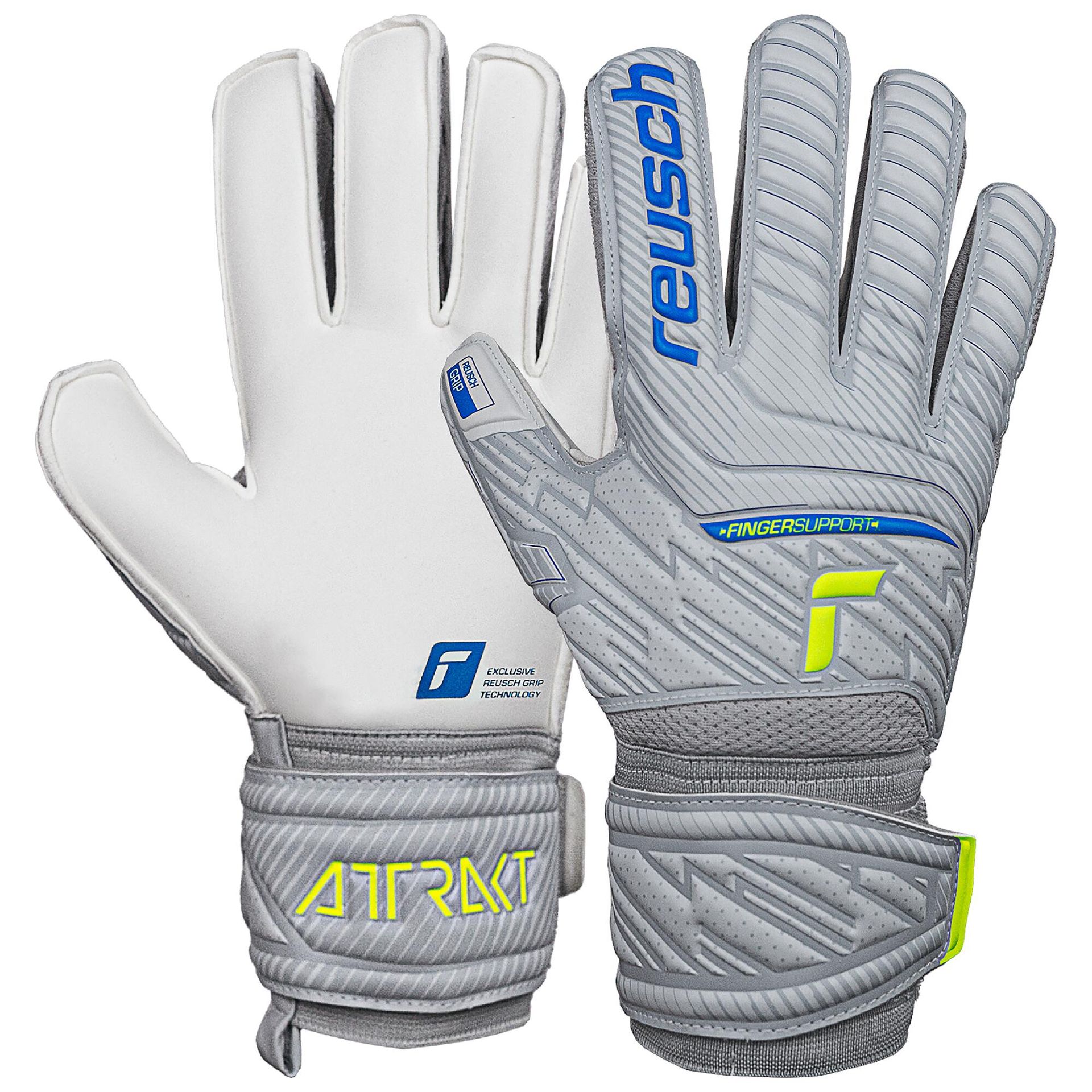 Reusch Attrakt, rękawice Grip Evolution Finger Support 52 70 810 6016, r. 10