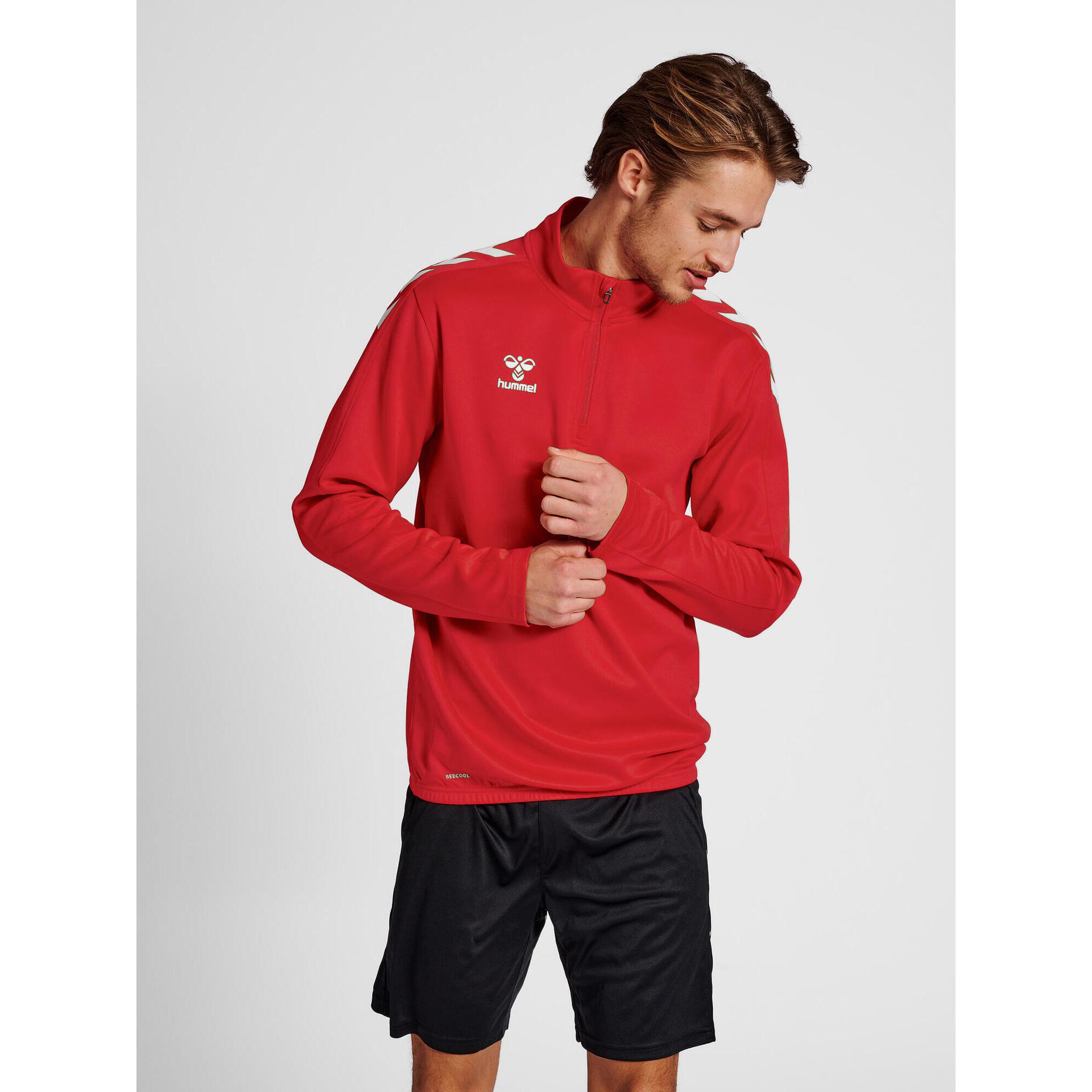 Bluza piłkarska męska Hummel Core XK Half Zip Poly Sweat