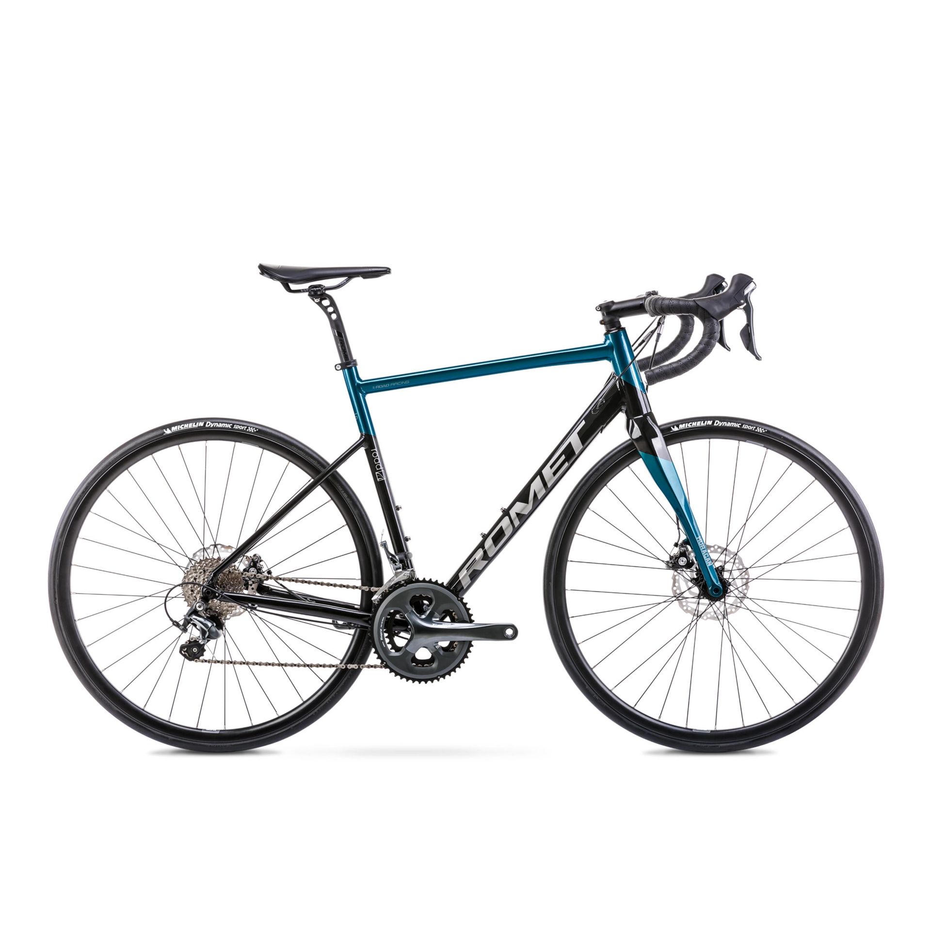 Romet Huragan 4 28 cali Czarno-niebieski
