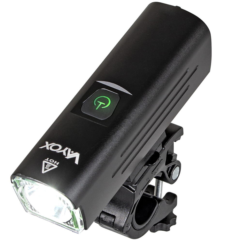 lampa rowerowa przednia, latarka LED XLM2 15W, lampka 1300lm czarna VA0046 VAYOX