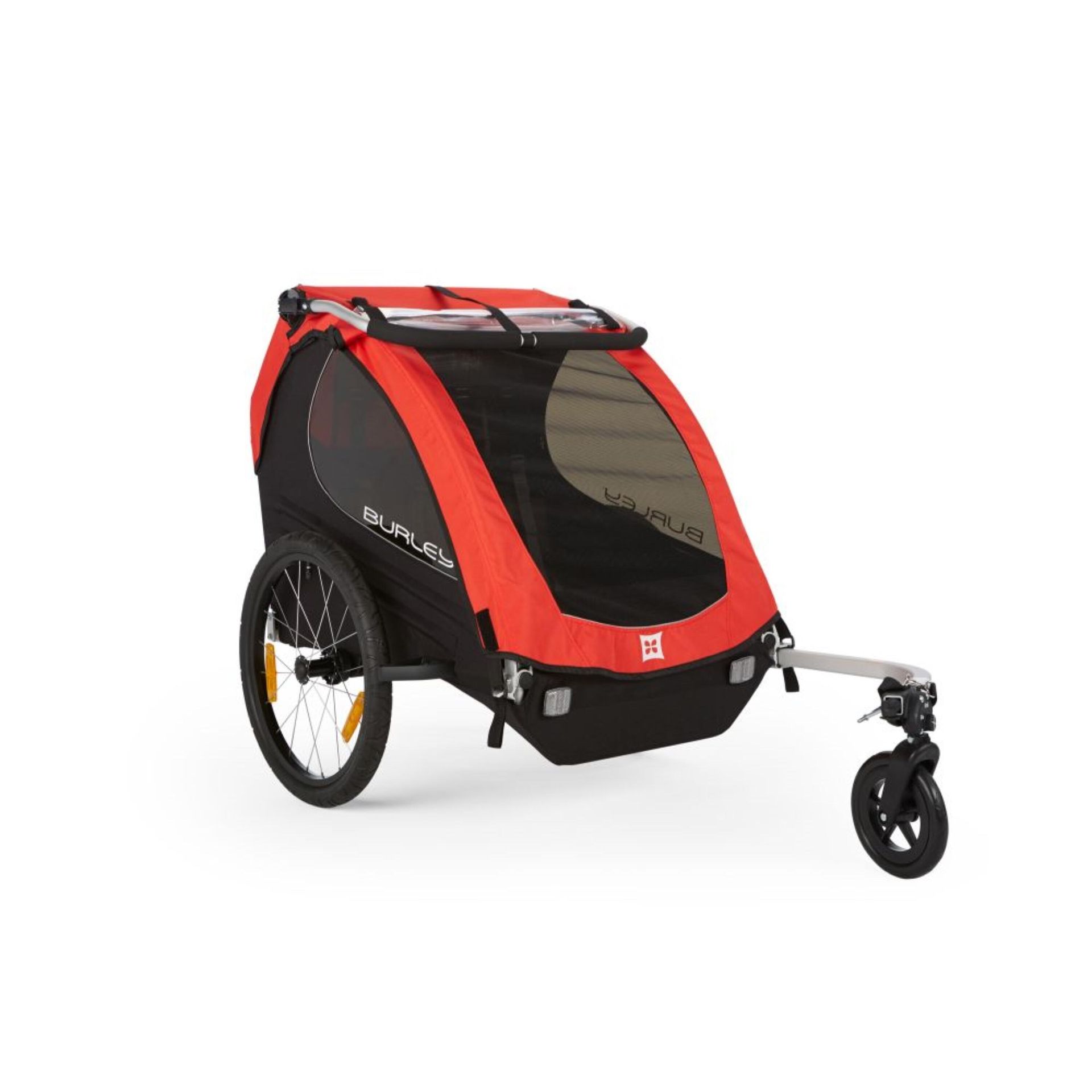 Burley Honey Bee Child Trailer, czarny/czerwony 2022 Przyczepki dla dzieci 60450336