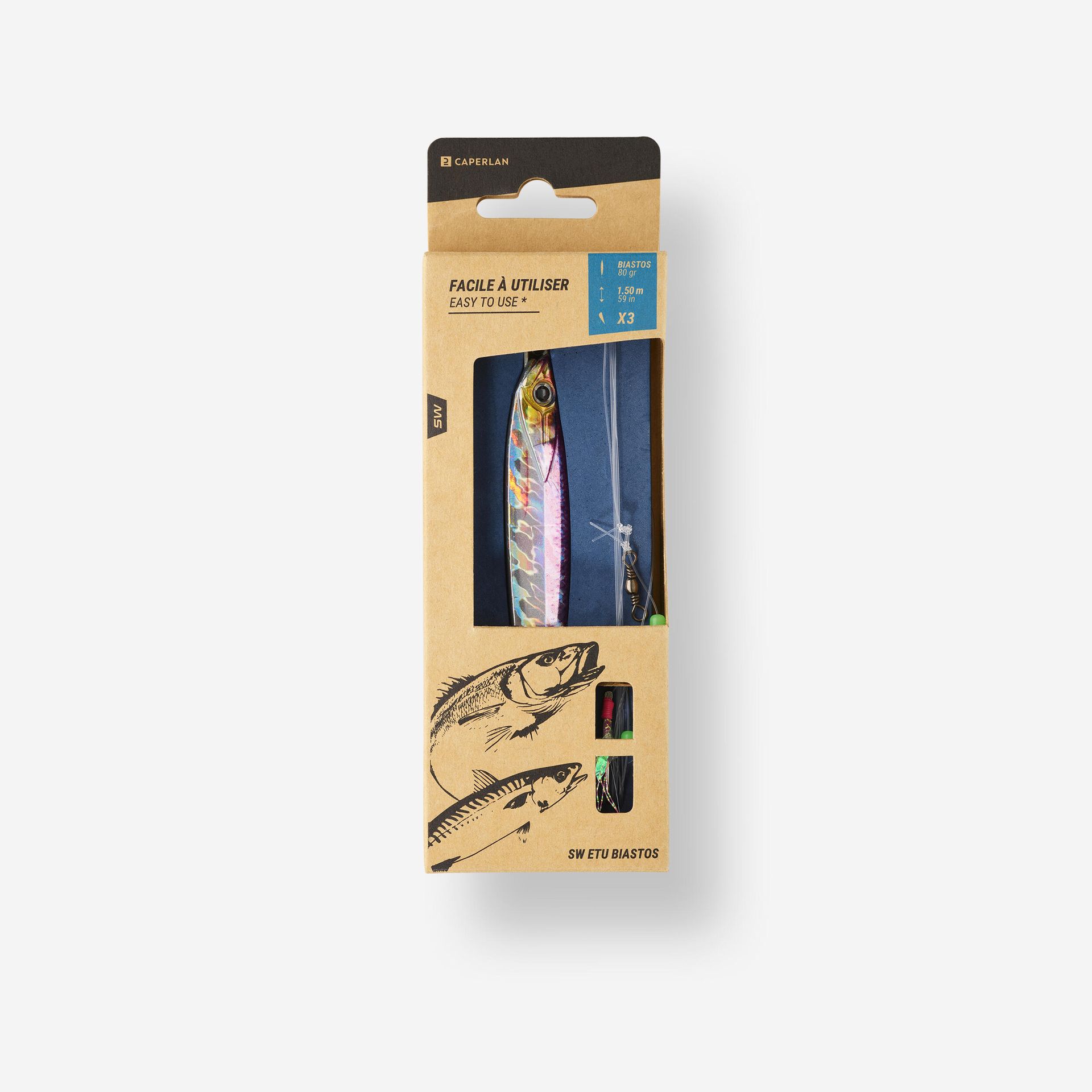 Zestaw z przynętą Jig SW ETU Biastos 80 g