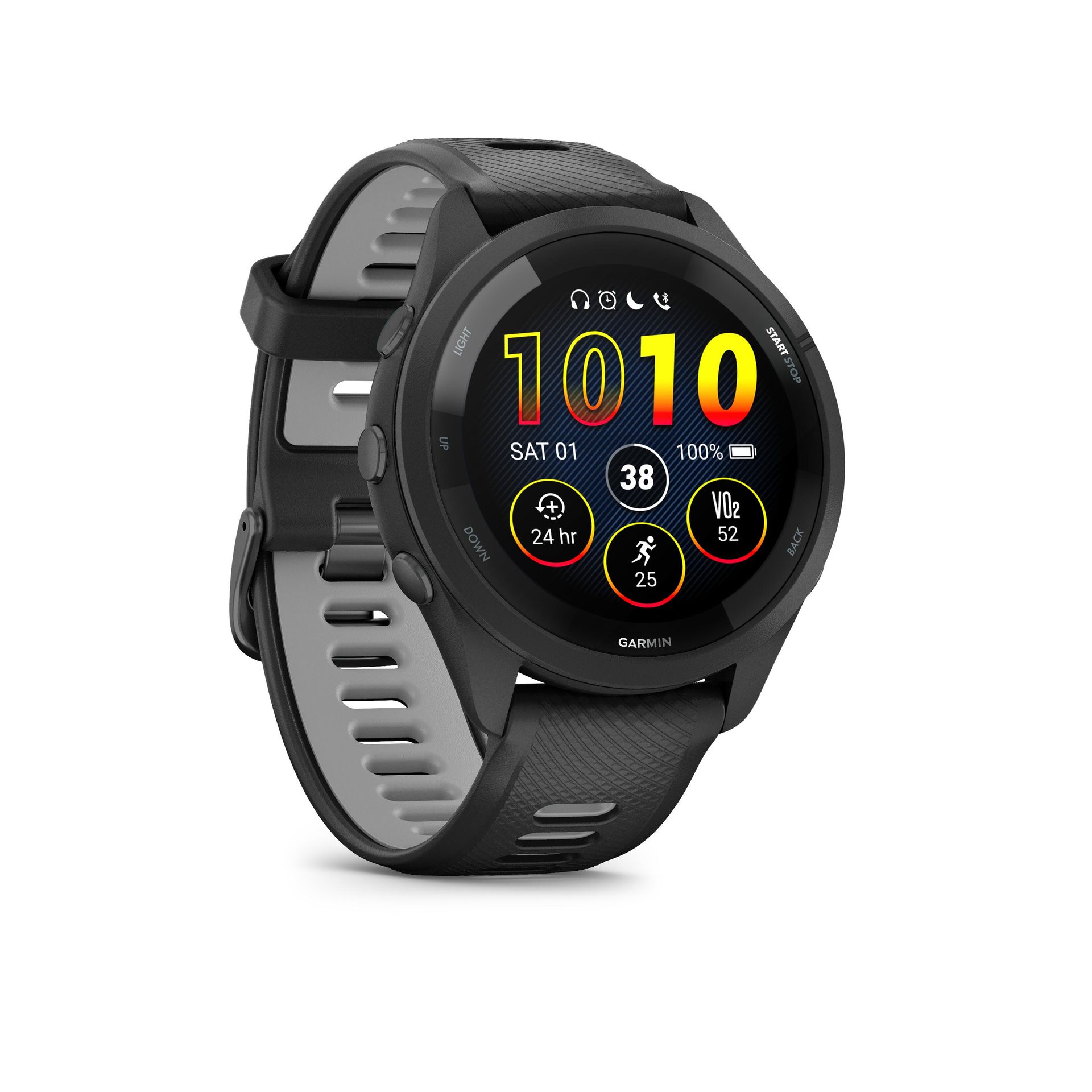 Garmin Forerunner 265 Black Bezel and Case Czarno-szary