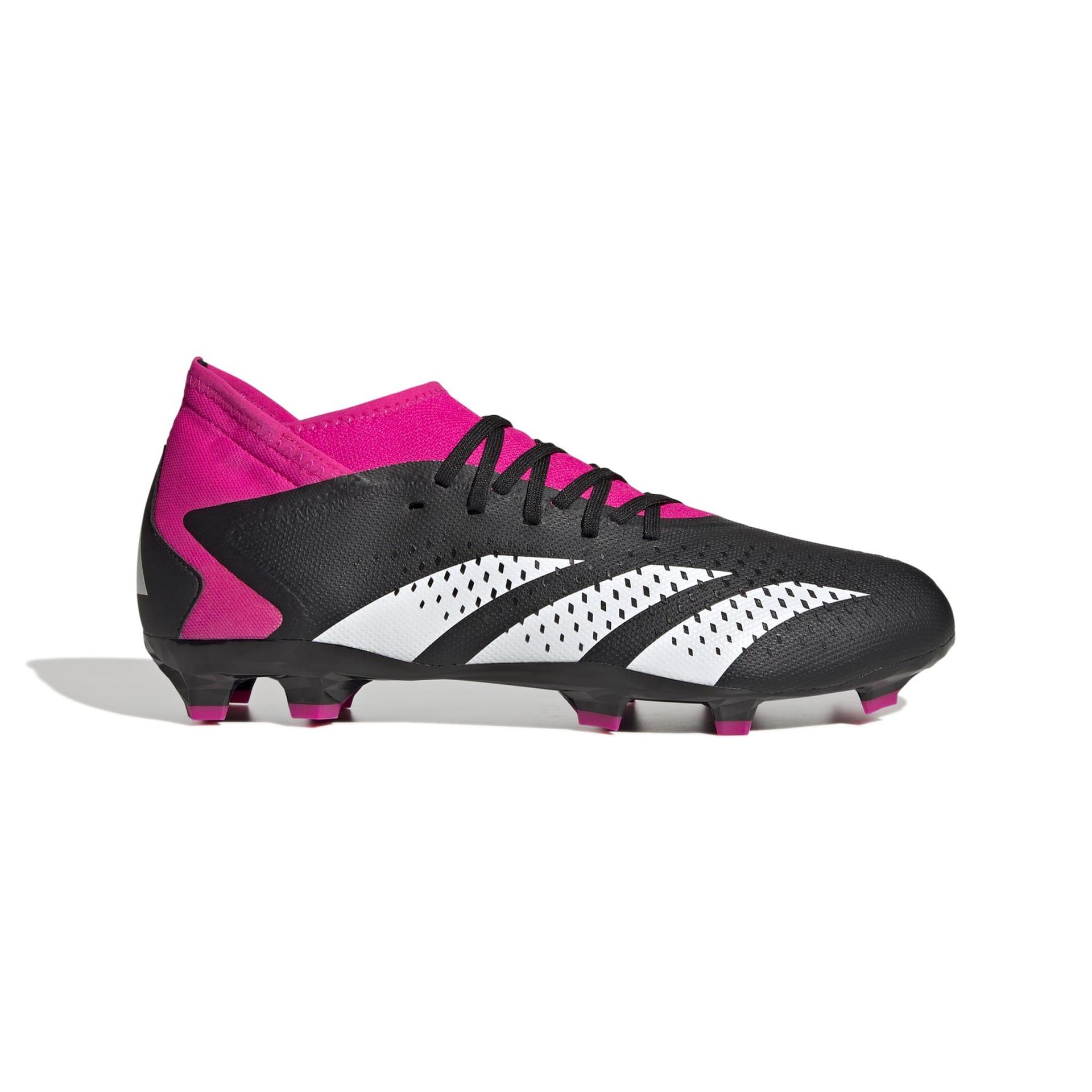 adidas Męskie buty piłkarskie Predator Accuracy.3 Fg, cblack ftwwht teshpk, 45 1/3 EU