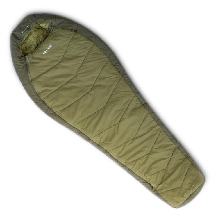 Zimowy śpiwór syntetyczny Pinguin COMFORT PFM khaki 185 lewy