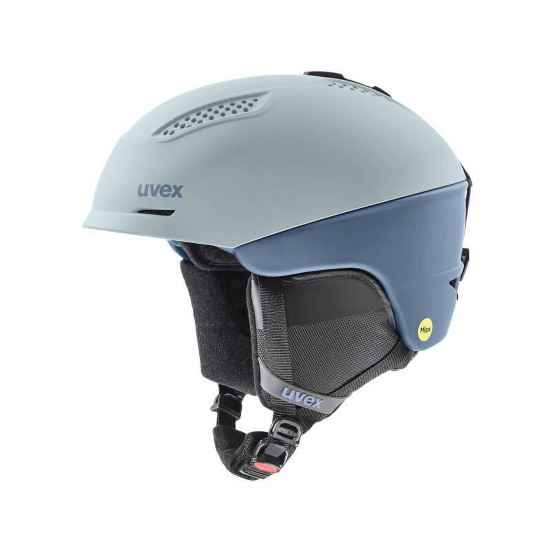 Kask narciarski dla dorosłych Uvex Ultra MIPS Glacier Stone Blue Mat 2023