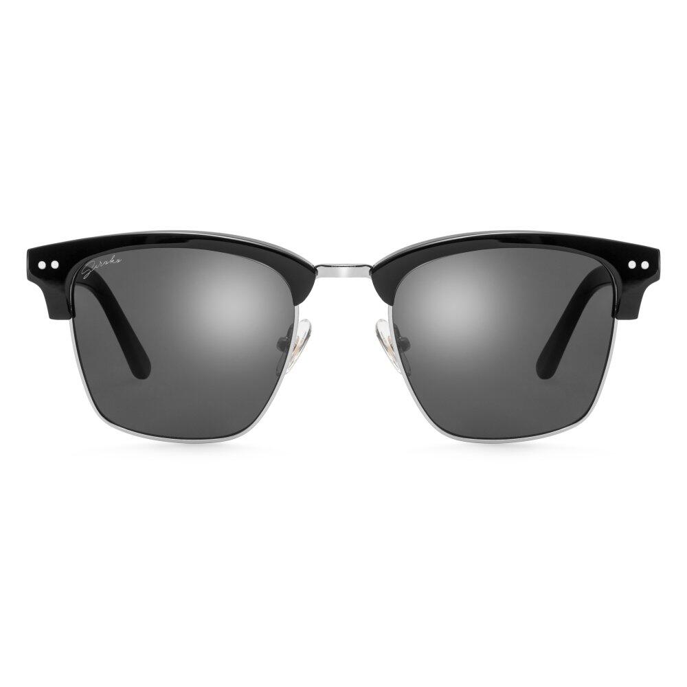 Miejskie okulary stal nierdzewna Surf SIROKO Bronx Czarny Mężczyzna i kobieta