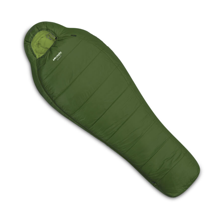 Zimowy śpiwór syntetyczny Pinguin SPIRIT CCS green - 185 prawy