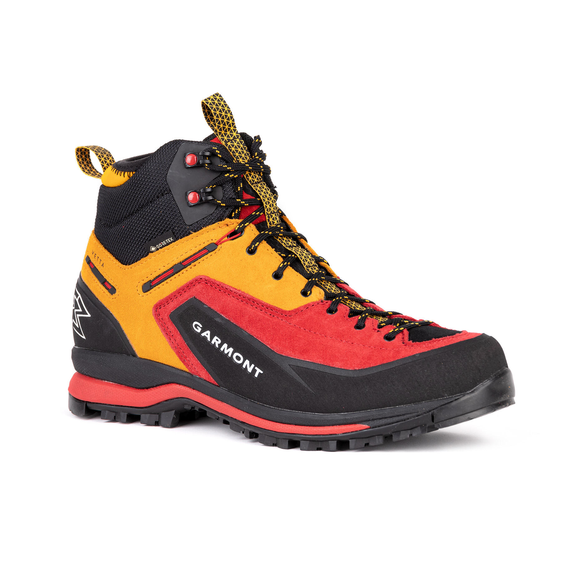 Garmont Vetta Tech GTX Shoes, czerwony/żółty UK 10,5 | EU 45 2022 Trapery turystyczne 2466-100-10,5