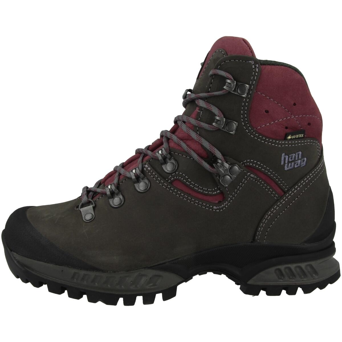 Buty w góry Hanwag TATRA II LADY GTX asphalt/dark garnet - 4,5