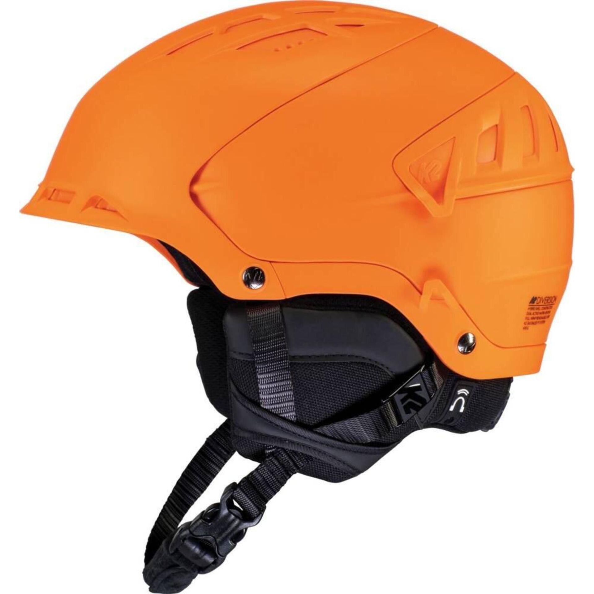 Kask narciarski dla dorosłych K2 Diversion pomarańczowy