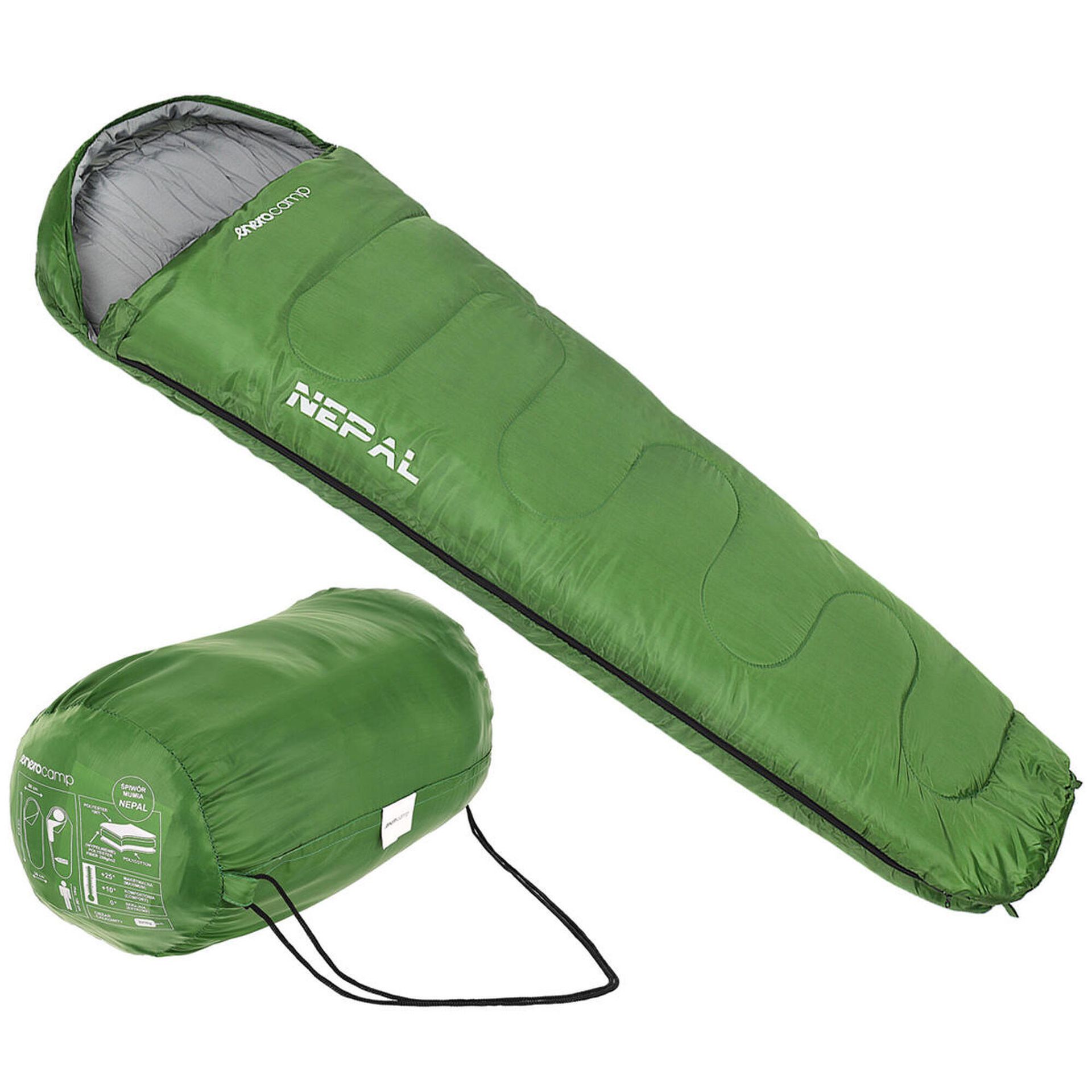 Śpiwór turystyczny Enero Camp Nepal 210X80/50cm mumia