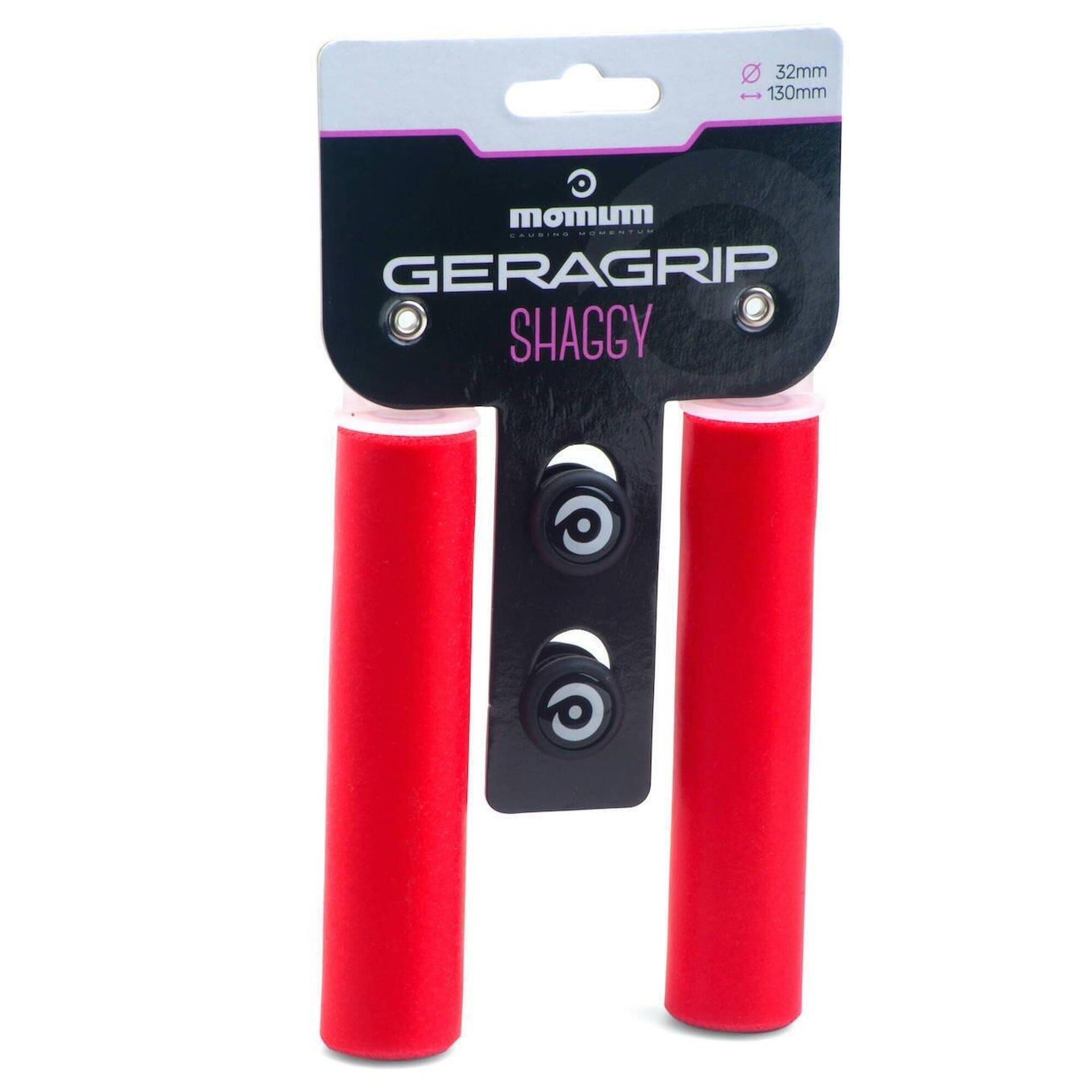 Chwyty Geragrip Shaggy 32 mm - Czerwony