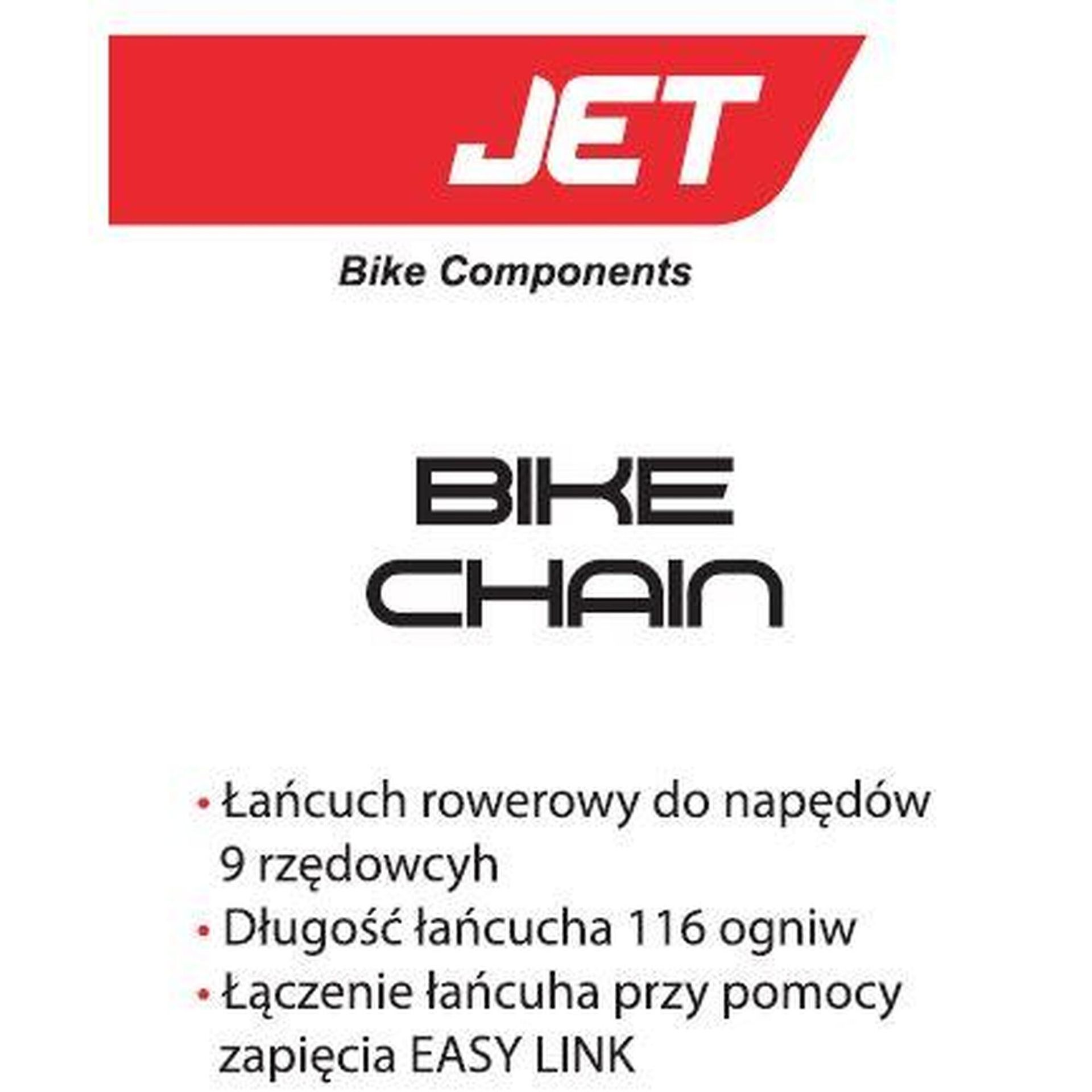 Łańcuch JET P9002 9 rz.1/2x11/128 