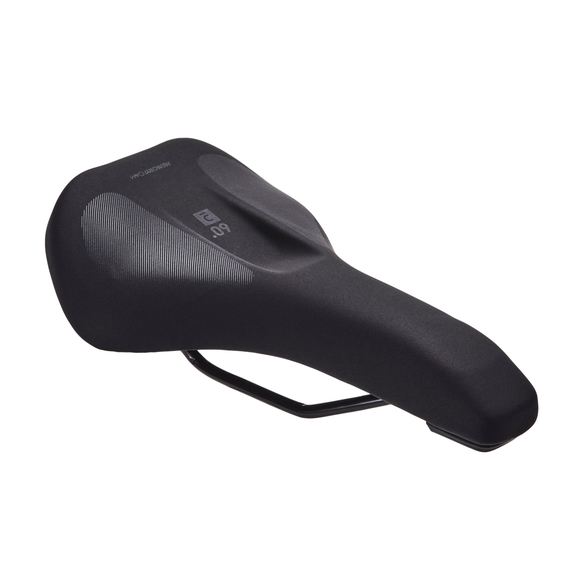 Siodło rowerowe Btwin Trekking 60° SD Memory Foam