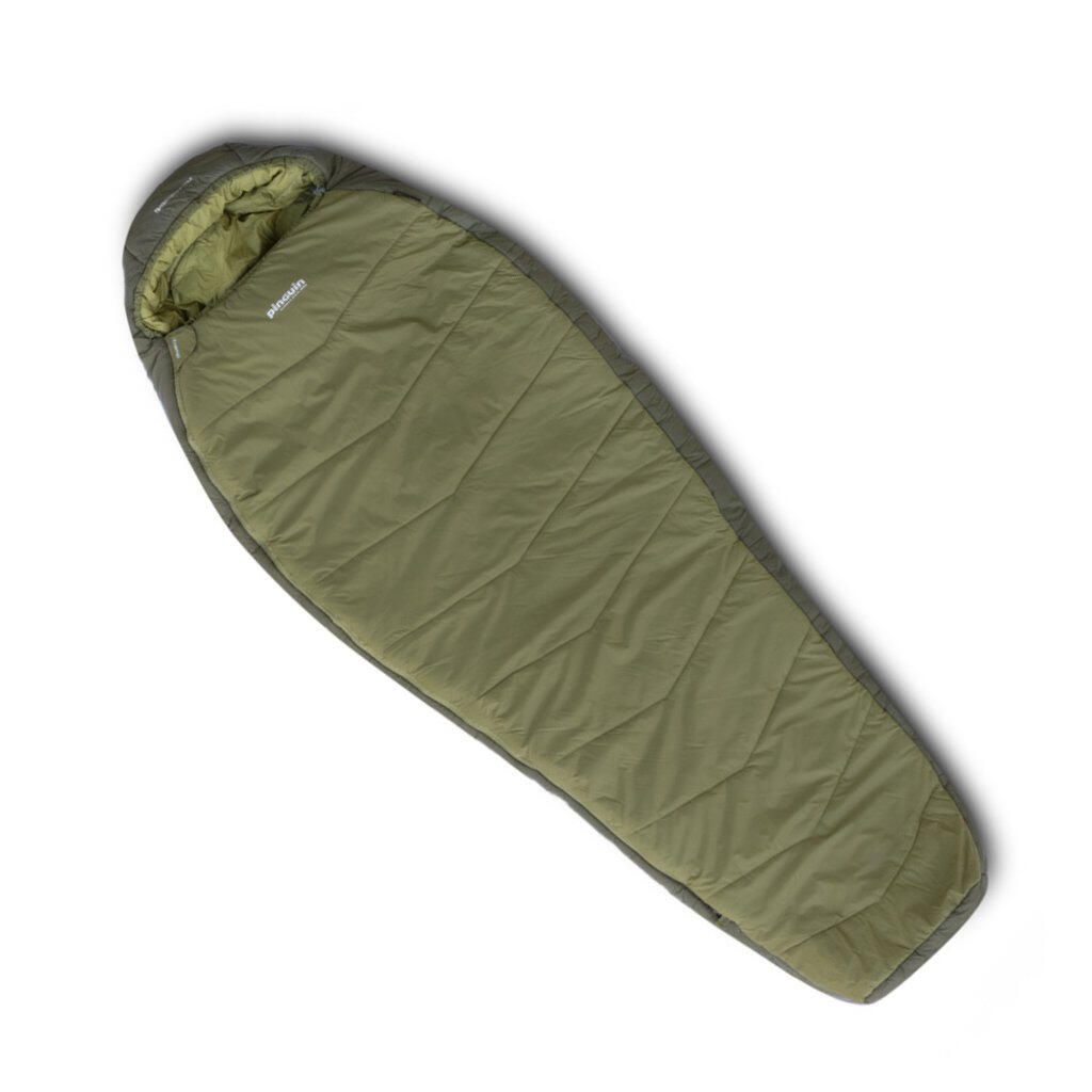 Śpiwór syntetyczny Pinguin TRAMP PFM 185 prawy khaki