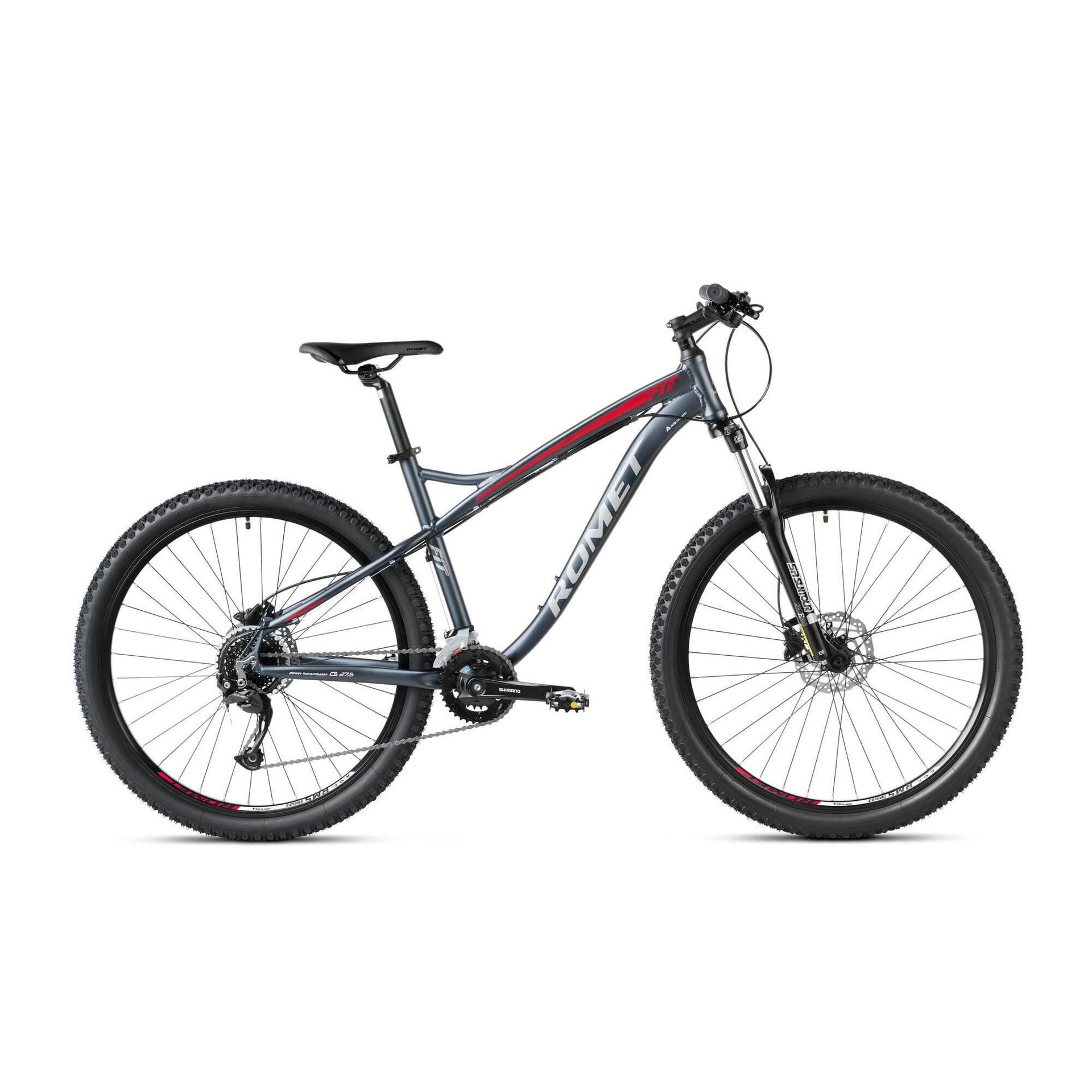 Romet Rambler Fit 27,5 cala Męski Szaro-czerwony 2023