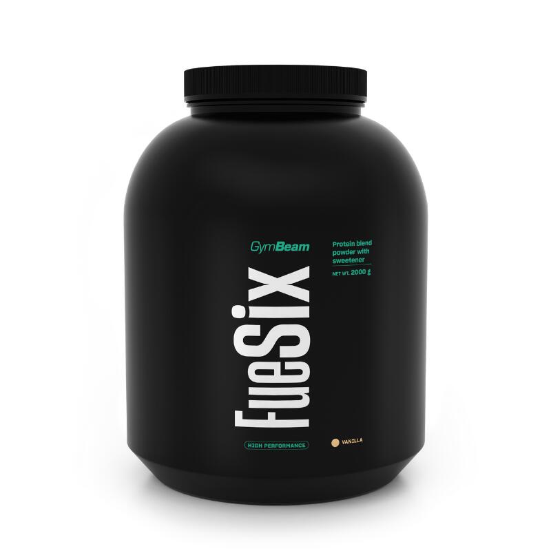 GymBeam Białko FueSix 2000 g truskawka