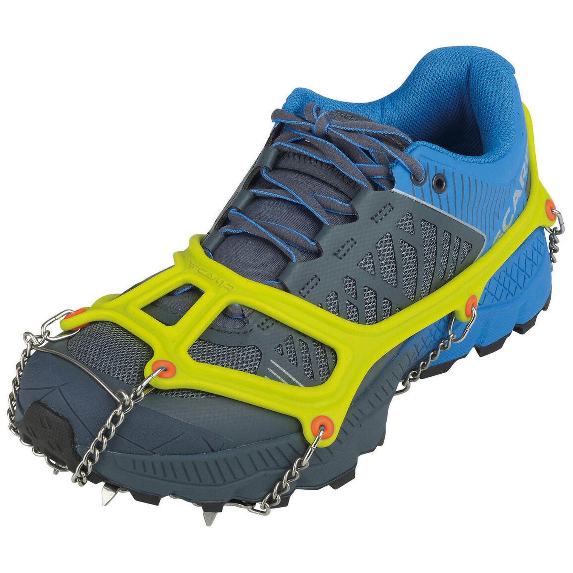 Camp Ice Master Run Crampon M | EU 39-41 2021 Raki wspinaczkowe 3176-M - 39/41 - Lime / Orange