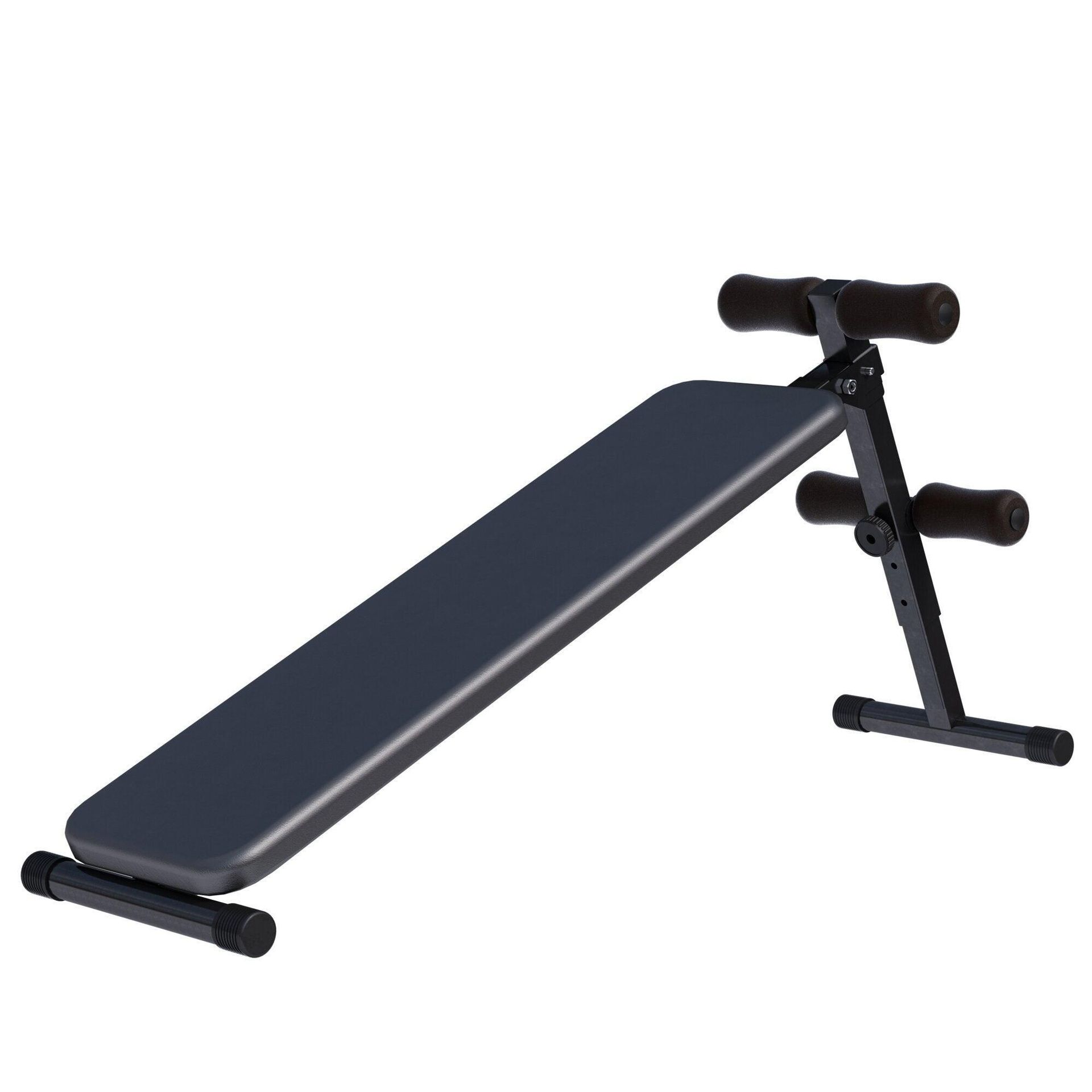 Ławka skośna regulowana trening brzucha Gorilla Sports udźwig 200 kg