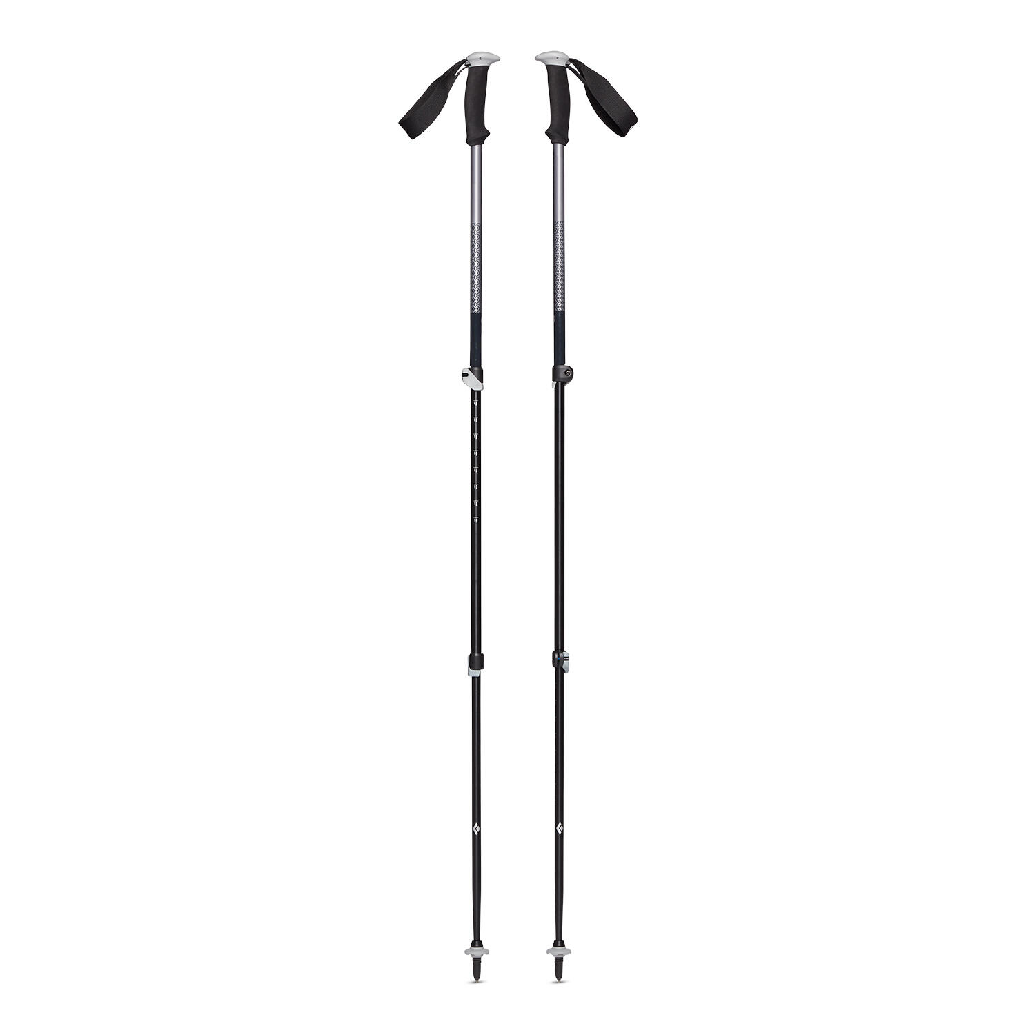 Black Diamond Trail Sport Trekking Poles, czarny/szary 100-140cm 2022 Kijki BD1125491007ALL1
