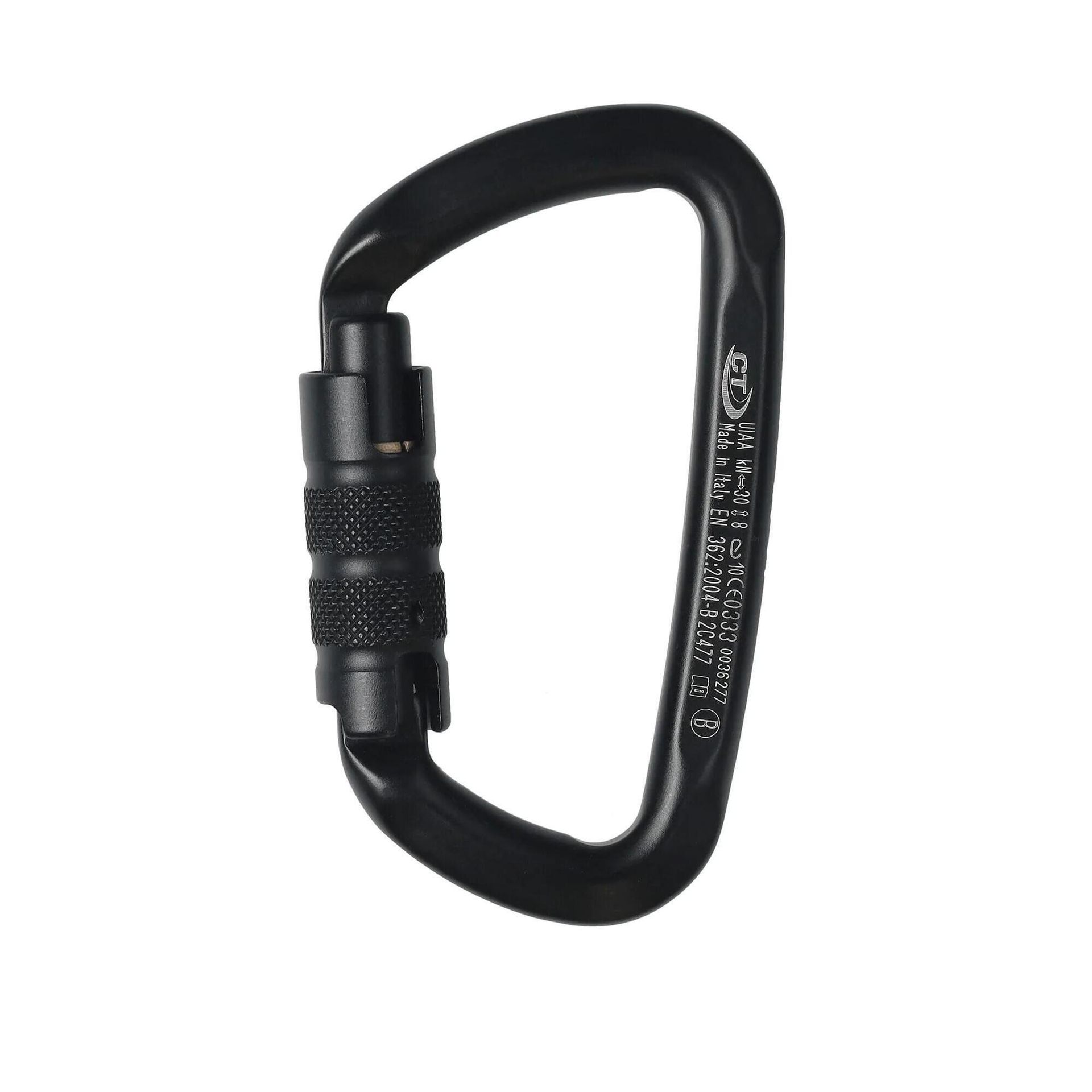 Karabinek do wspinaczki Climbing Technology D-Shape CF TG Triplex