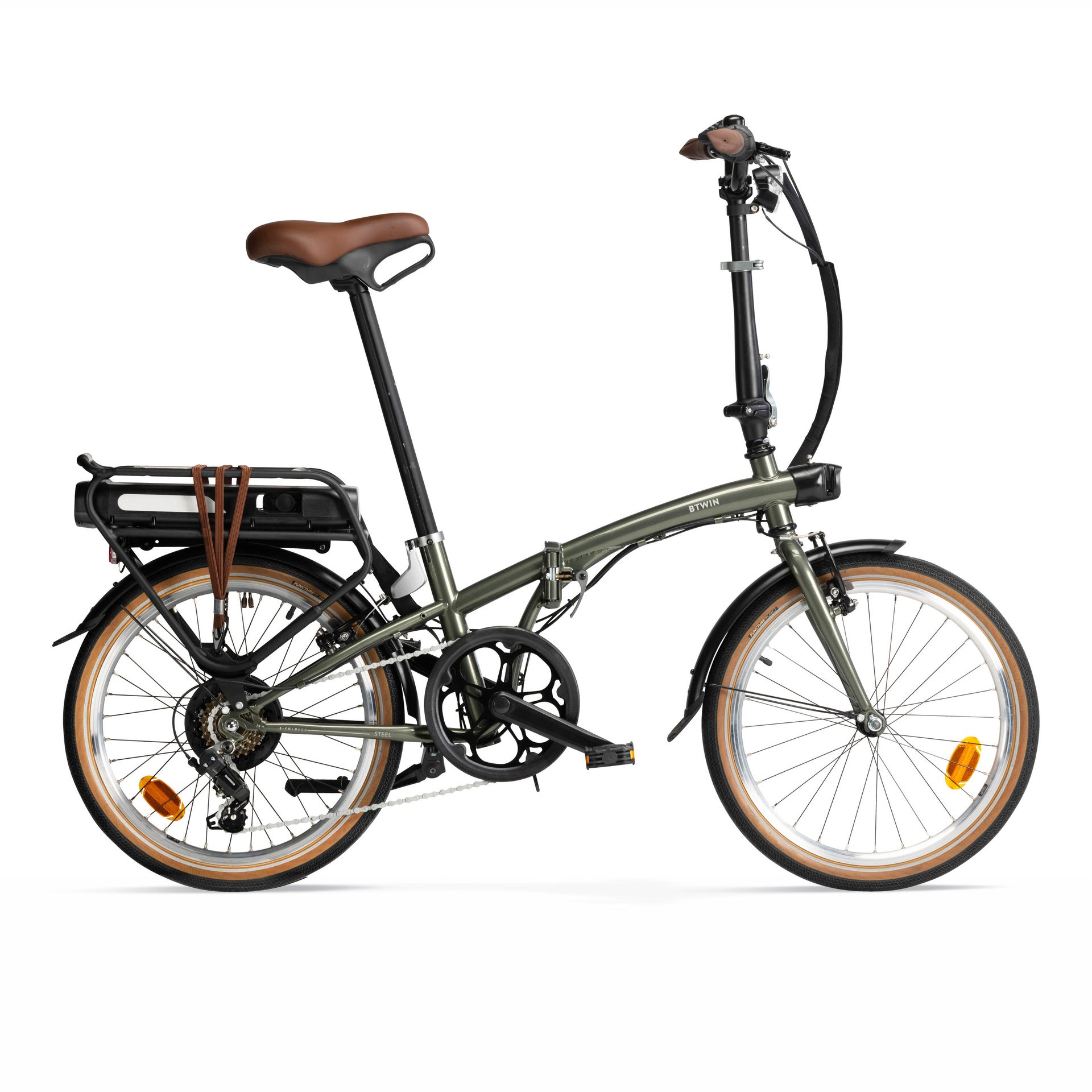 Rower elektryczny składany Btwin E Fold 500