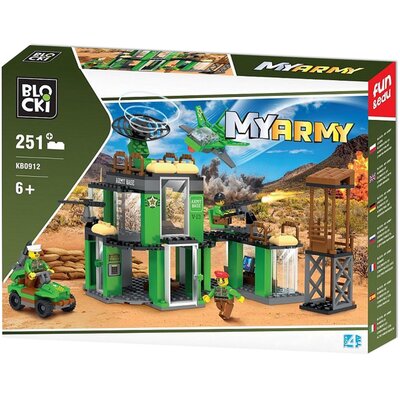 Blocki KLOCKI BLOCKI MYARMY BAZA WOJSKOWA 251 EL. KB0912