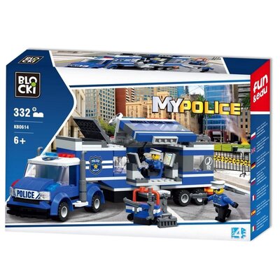 Blocki Klocki Blocki MyPolice 332 elementy Mobilny posterunek KB0614
