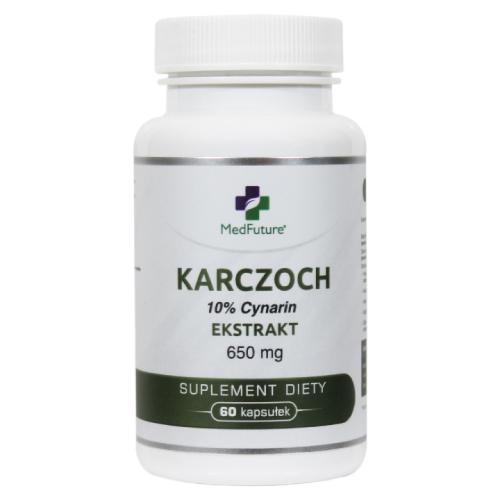 Karczoch ekstrakt 650mg MedFuture, 60 kapsułek