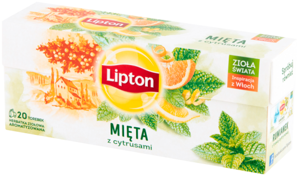 Herbata LIPTON mieta cytrus 20SERX12 PL 67833583 LIPTON