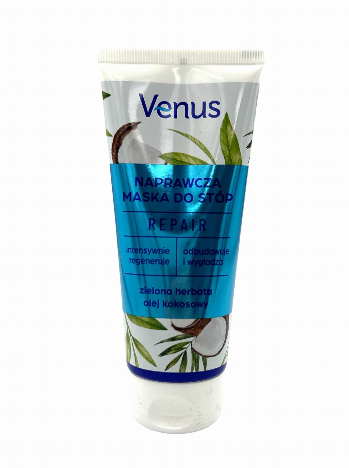 Venus Maska do stóp Naprawcza Olej kokosowy 100 ml