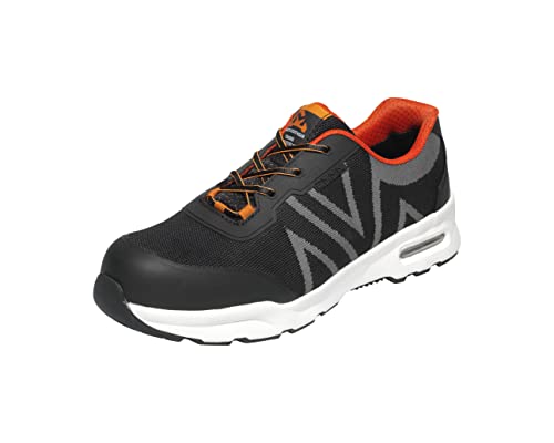 Emma Safety Footwear Buty przemysłowe Boston uniseks, czarne i szare, rozmiar 40 EU, czarny i szary, 40 EU