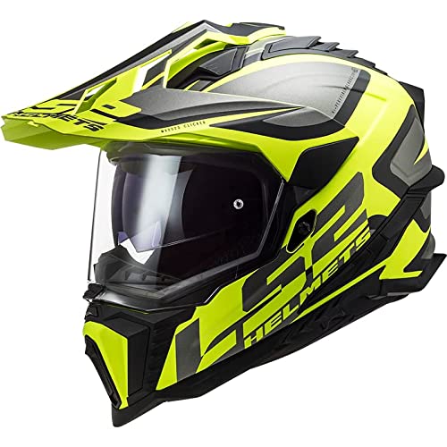 LS2, kask crossowy Explorer Alter czarny żółty 06, XS