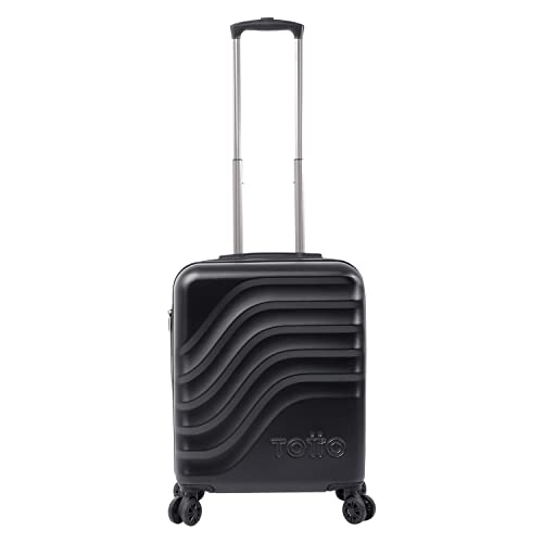 TOTTO - Walizka do wózka kabiny Bazy+ w kolorze czarnym: wybór krótkich podróży, czarny, Trolley cabina, BAZY + to odnowiona i ulepszona wersja klasycznego Bazy