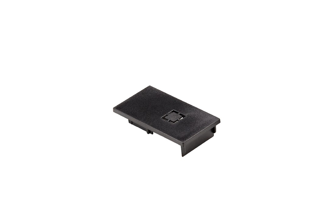 Czarna zaślepka końcowa do szyny AZ5166 z serii BETA MAGNETIC57 230V 