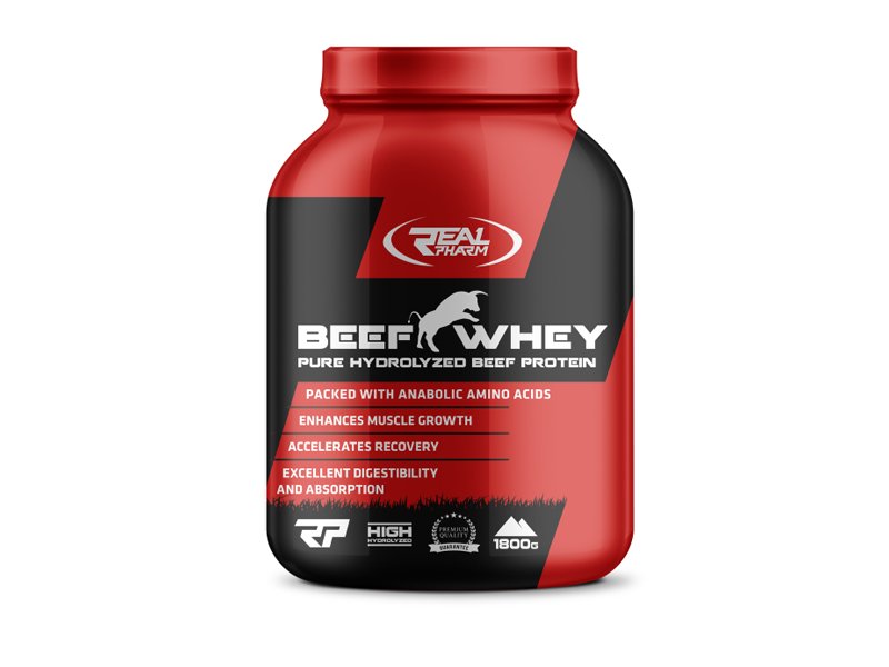 Real Pharm Beef Whey 85%, 1800 g