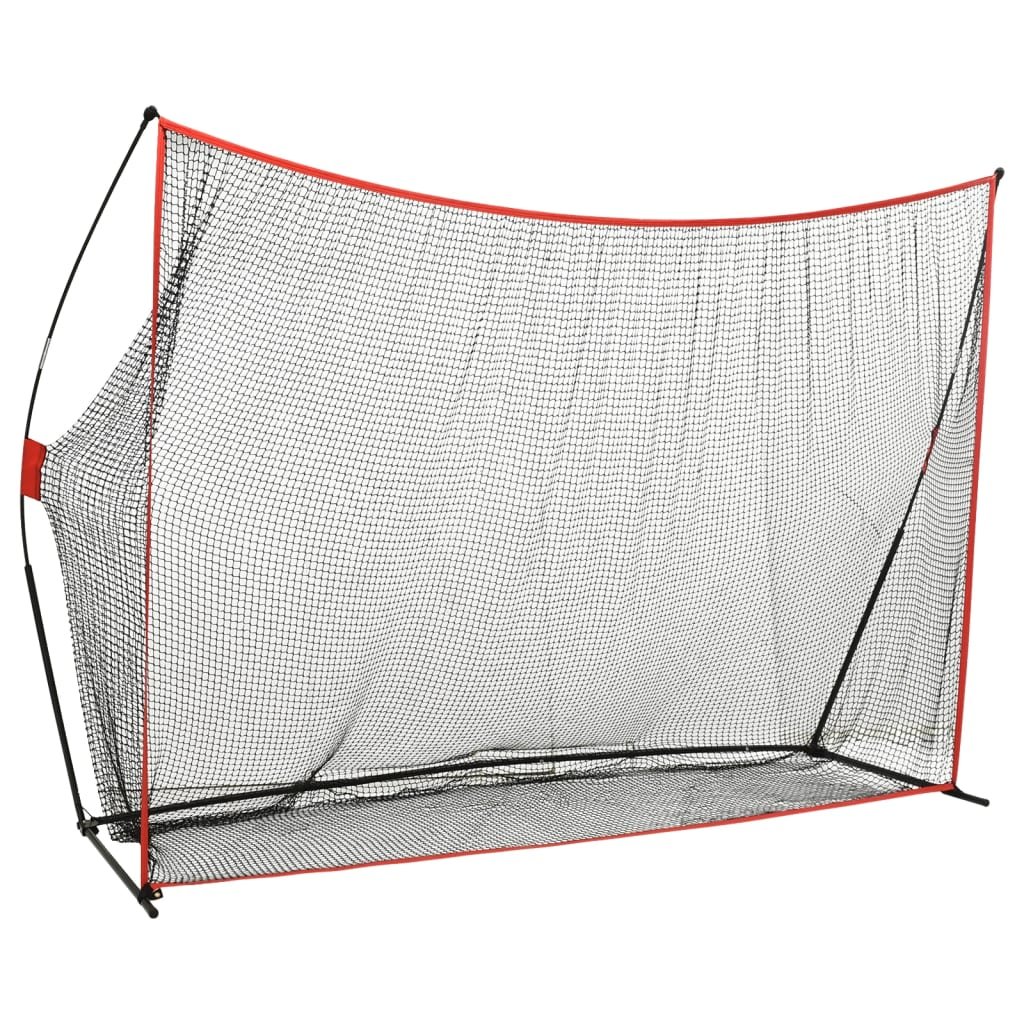 Vidaxl Siatka Treningowa Do Gry W Golfa, 356X92,5X215 Cm, Metalowa