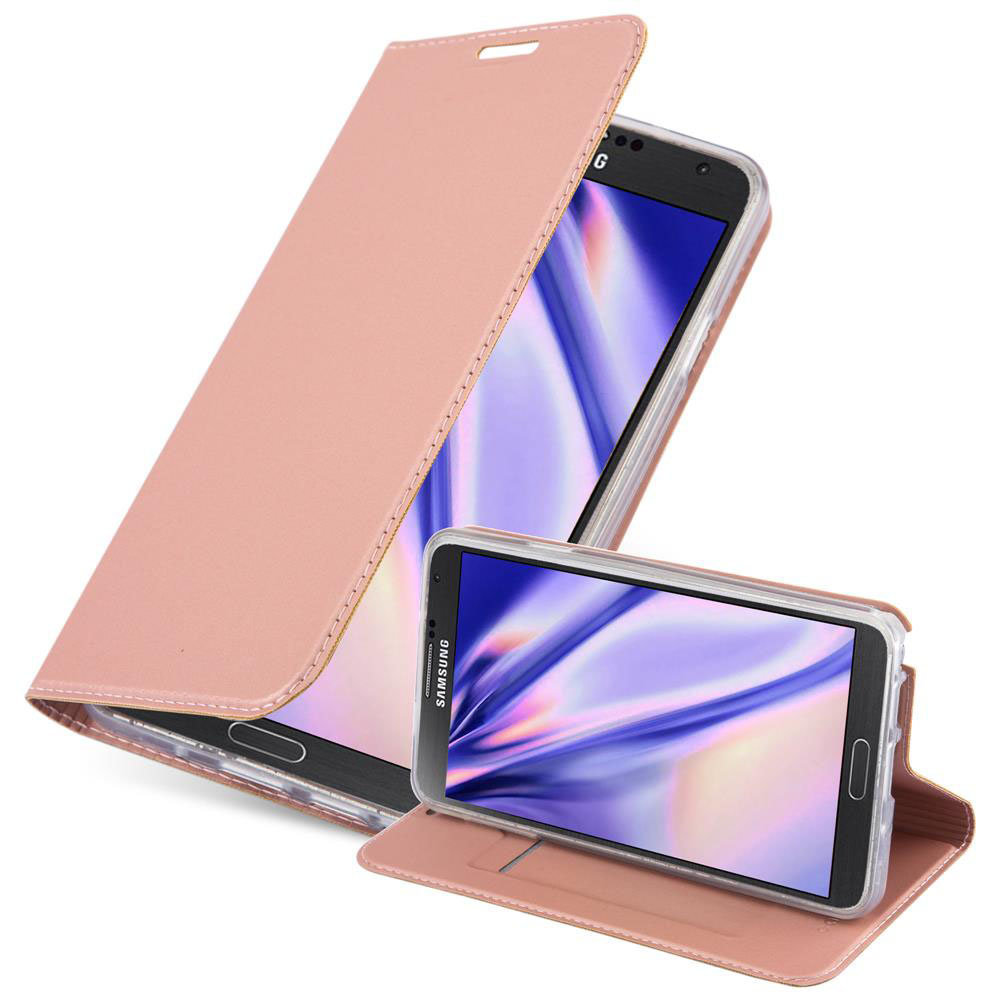 Pokrowiec Ochronny Do Samsung Galaxy NOTE 3 Etui w CLASSY RÓŻOWE ZŁOTO Case Obudowa Ochronny Cover Cadorabo