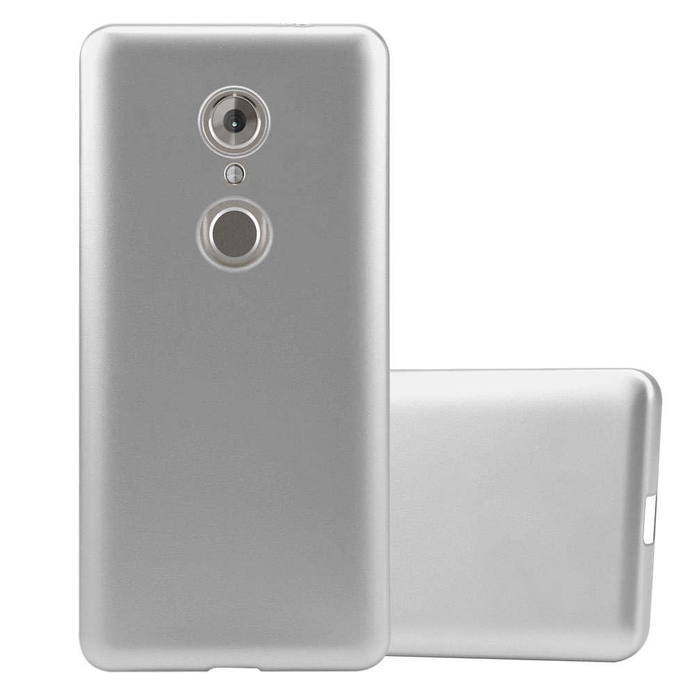 Pokrowiec Do ZTE Axon 7 MINI w METALLIC SREBRNY Etui TPU Silikon Obudowa Ochronny Case Cover Cadorabo