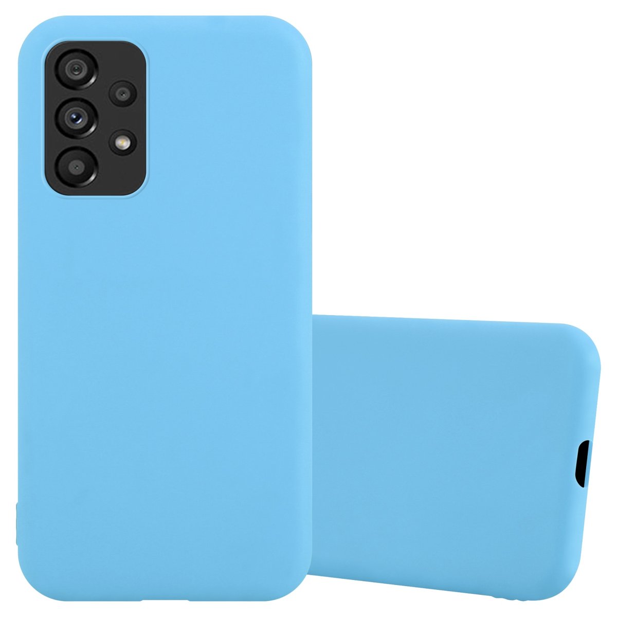 Pokrowiec Do Samsung Galaxy A53 5G Etui w CANDY NIEBIESKI TPU Silikon Obudowa Case Cover Ochronny Plecki Cadorabo