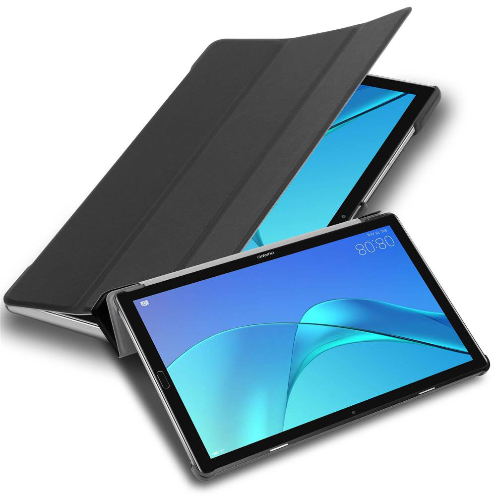 Pokrowiec Do Huawei MediaPad M5 / M5 PRO (10.8 cala) Etui w SATYNOWA CZERŃ Obudowa Case Cover Portfel Ochronny Cadorabo