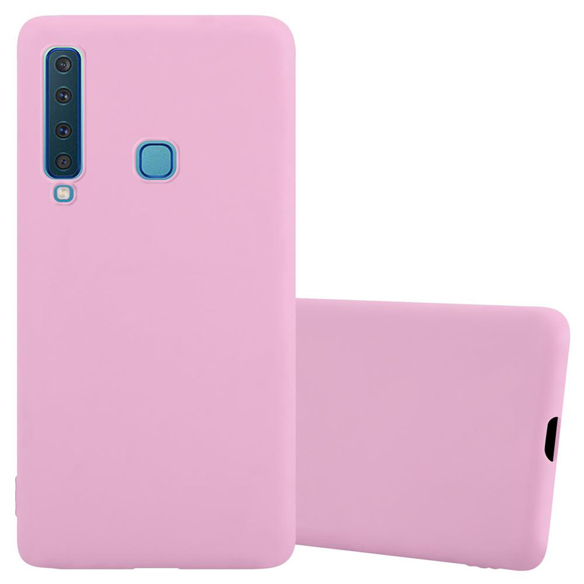 Pokrowiec Do Samsung Galaxy A9 2018 Etui w CANDY RÓŻOWY TPU Silikon Obudowa Case Cover Ochronny Plecki Cadorabo