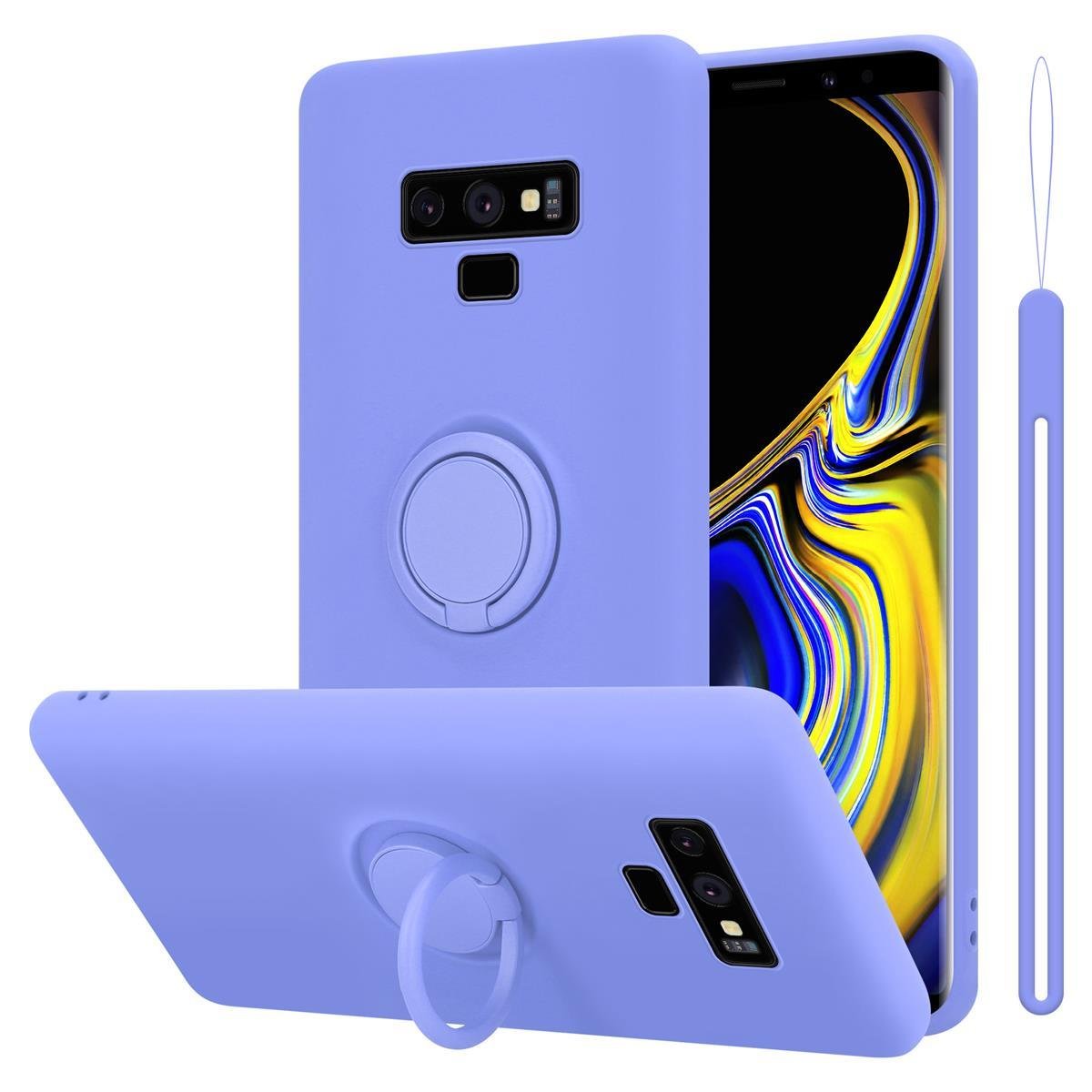 Pokrowiec Do Samsung Galaxy NOTE 9 w LIQUID JASNY FIOLET Etui TPU Obudowa Ochronny Case Cover Plecki Cadorabo