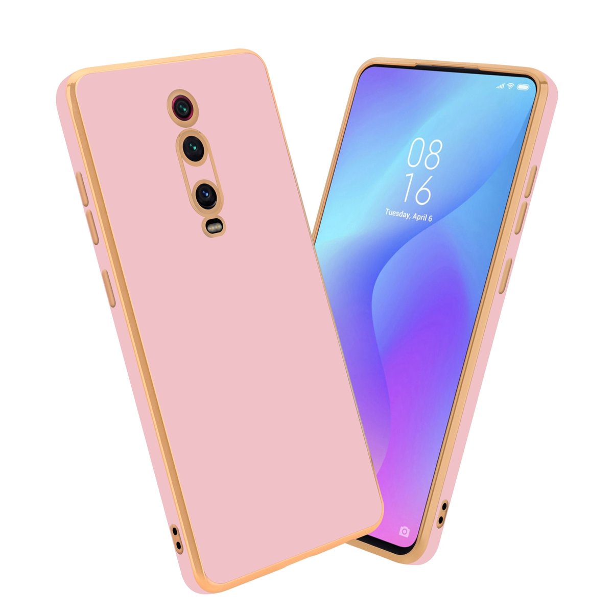 Pokrowiec Do Xiaomi Mi 9T / Mi 9T PRO / RedMi K20 / RedMi K20 PRO Etui w Glossy Róż - Złoto TPU Silikonowe Obudowa Case Cover Cadorabo