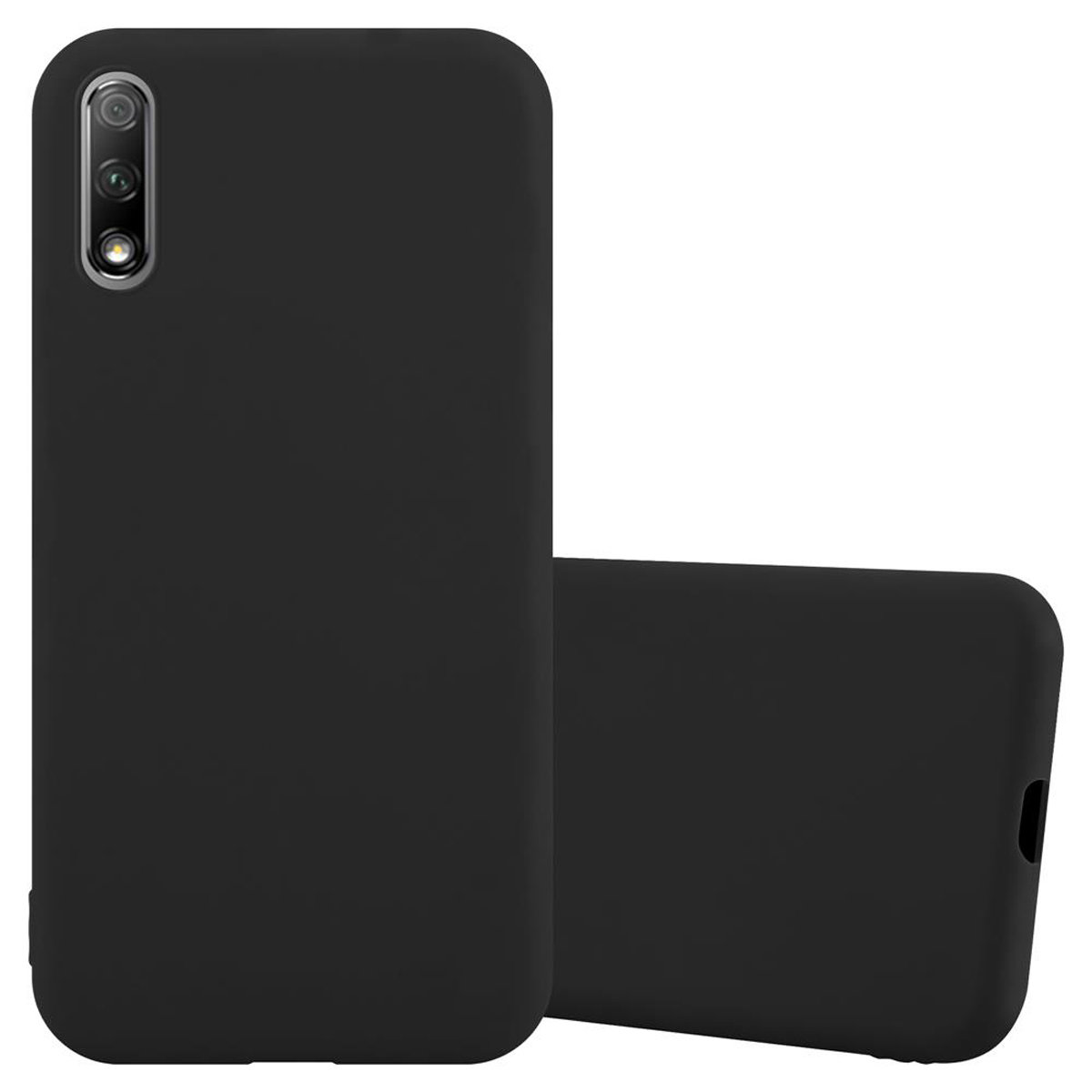 Pokrowiec Do Honor 9X Etui w CANDY CZARNY TPU Silikon Obudowa Case Cover Ochronny Plecki Cadorabo