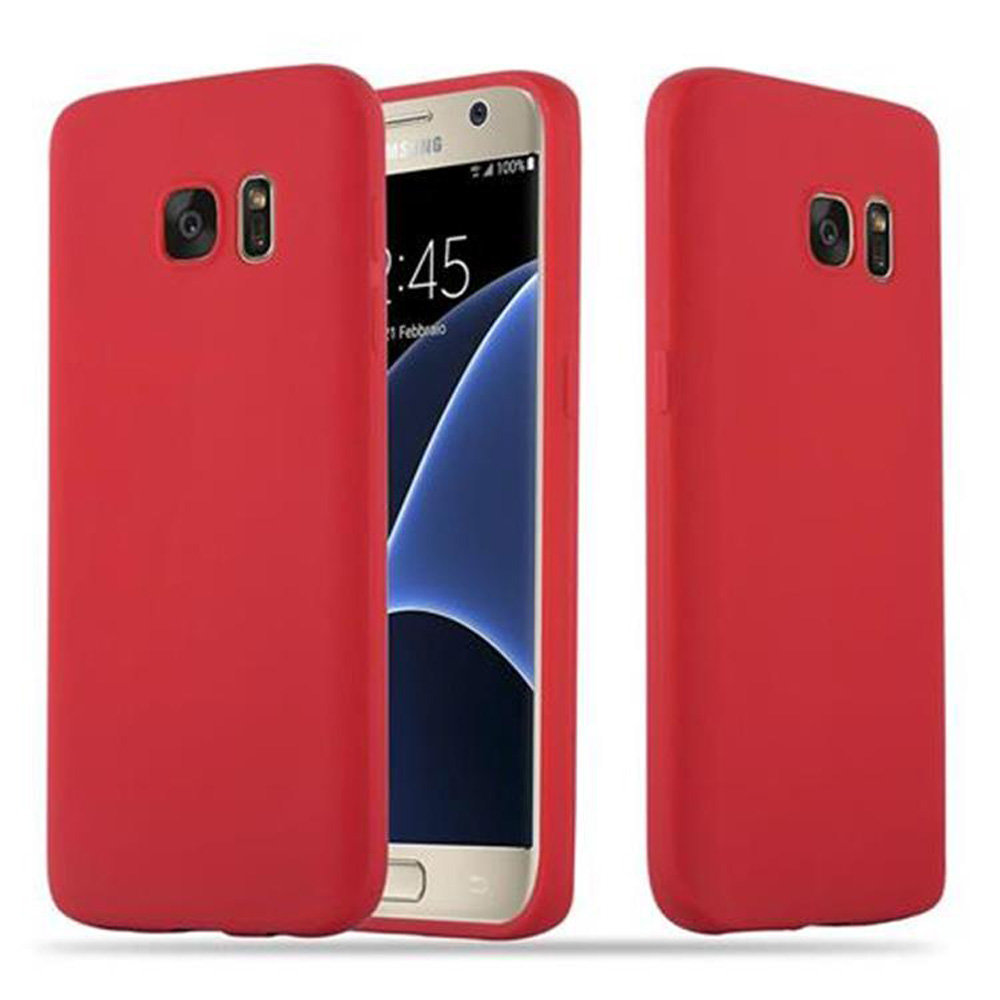 Cadorabo Samsung Galaxy S7 etui silikonowe firmy   ultra cienki design, poliuretan termoplastyczny (TPU), etui ochronne  etui na telefon komórkowy, tylna osłona na telefon, Samsung Galaxy S7 DE-107155