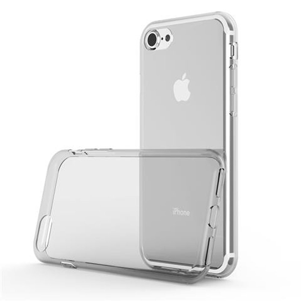 Cadorabo cador Abo  TPU silikonowe etui pasuje do Apple iPhone 7 < > Ultra Slim  Case Cover pokrowiec ochronny Bumper DE-108491